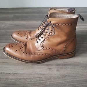 Mens Aston Grey Dress Boots